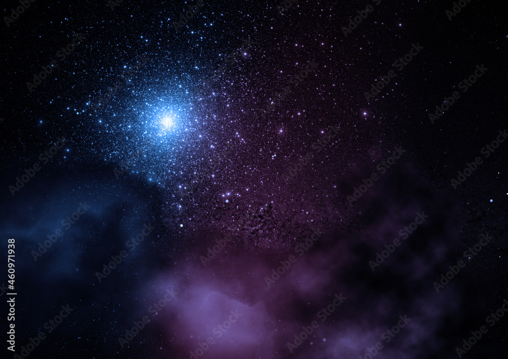 Fototapeta premium Being shone nebula