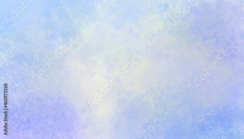 Aquarelle watercolor violet yellow and blue light hand drawn digital illustration