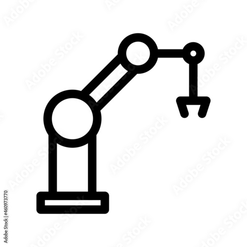 Robotic Outline Vector Icon Design