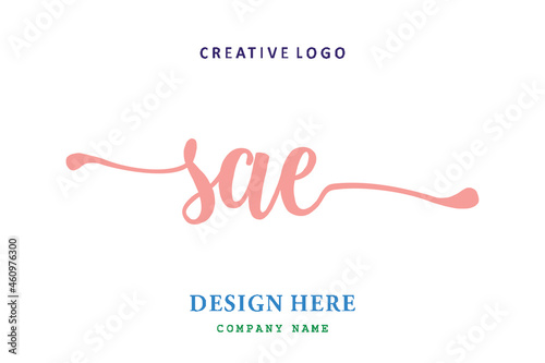 SAE lettering logo is simple, easy to understand and authoritative