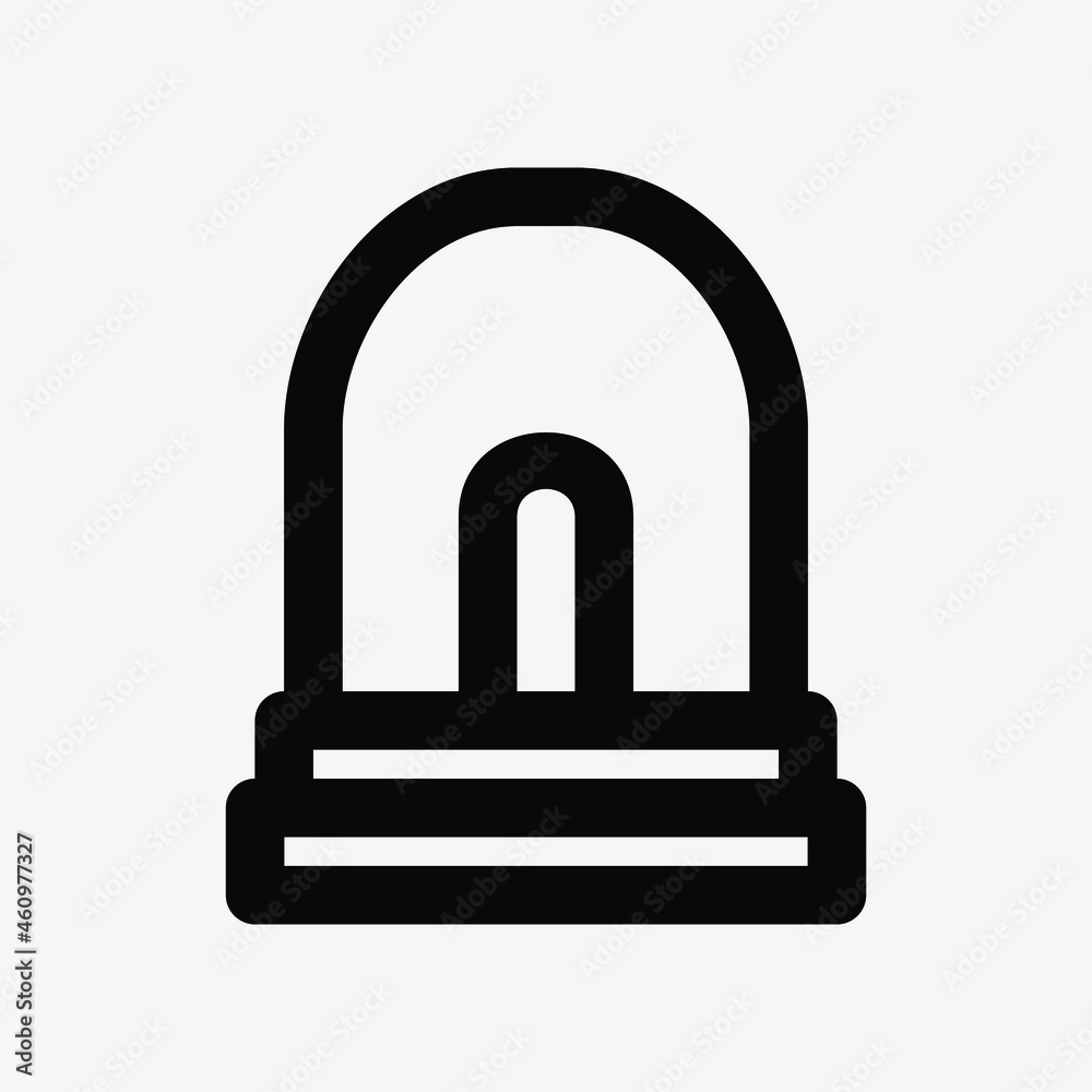 Fototapeta premium Sirin icon vector illustration in line style about medical, use for website mobile app presentation