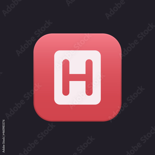 Hospital Sign - Sticker