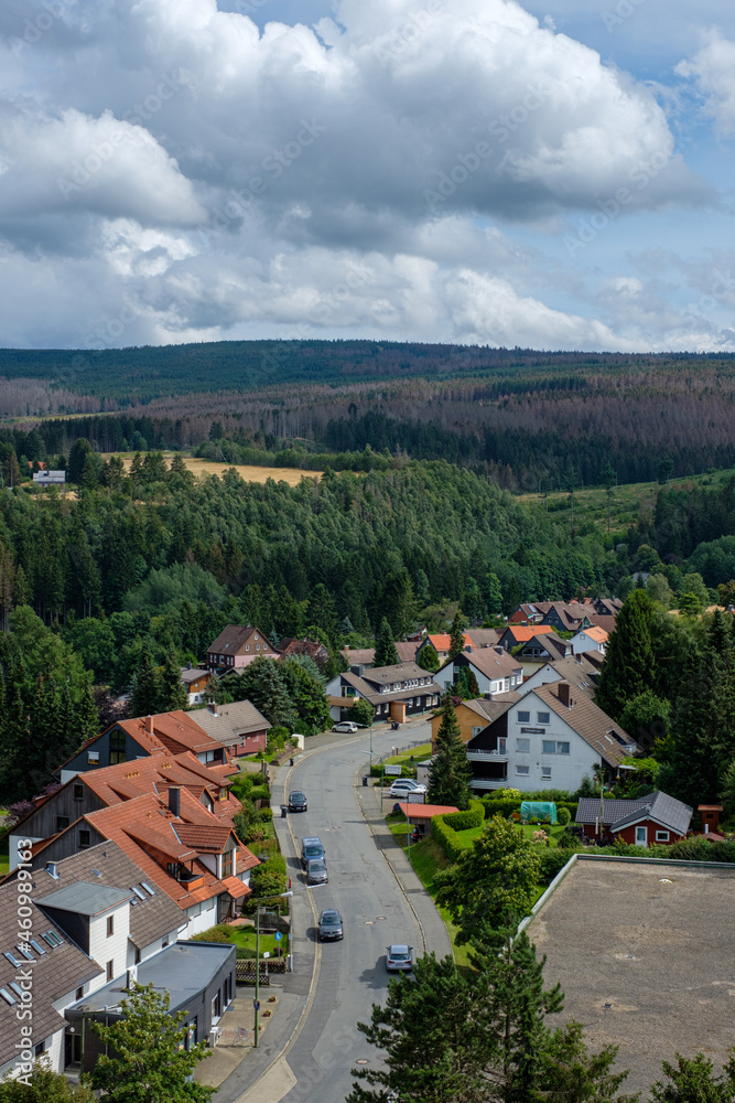 Fototapeta premium Harz Aussicht Urlaub