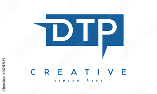 Creative Initial DTP Letter Logo Design Vector