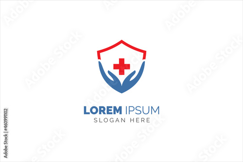 Medical logo template design vector. Cross icon
