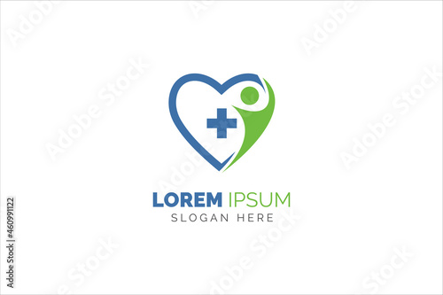 Medical logo template design vector. Cross icon