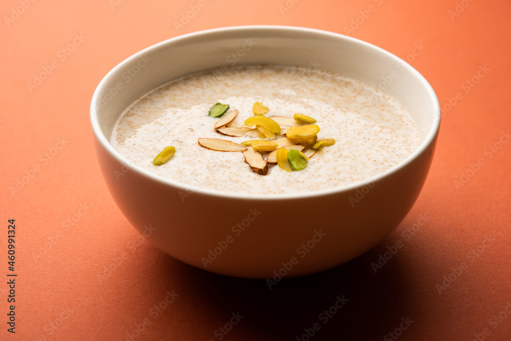 Rajgira Kheer or Amranth seed porridge Rajgira Kheer or Amranth seed porridge