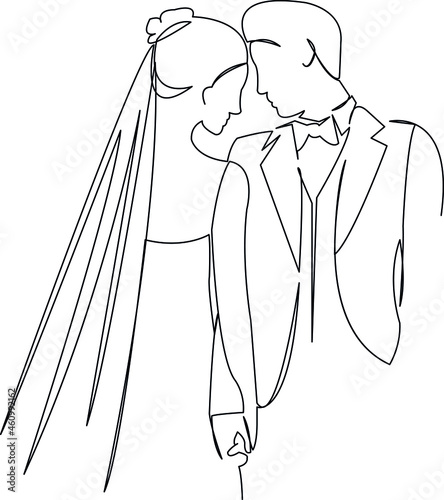 groom bride husband wife