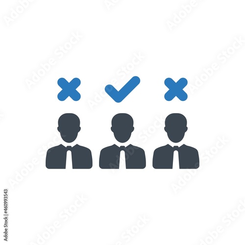 Employee selection icon