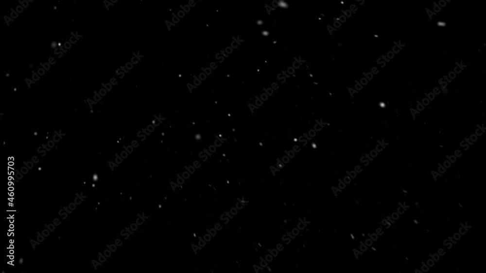Snow overlay on black background. Snowflakes effect Snow overlay on black background. Snowflakes effect