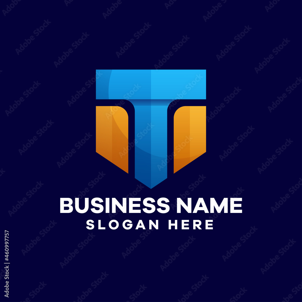 Abstract Letter T and M Gradient Logo Design Abstract Letter T and M Gradient Logo Design