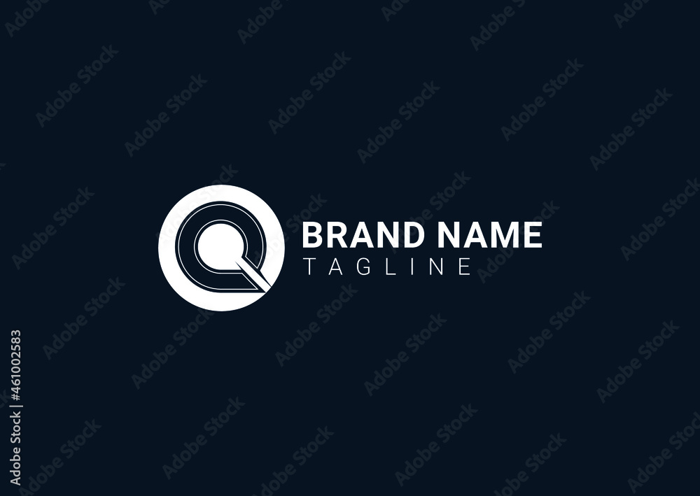 Obraz premium Q professional letter logo and icon design template