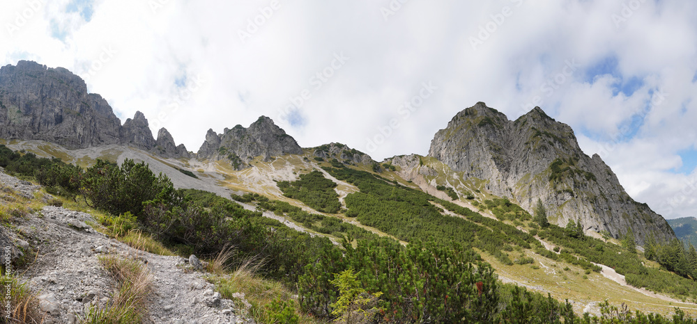 Fototapeta premium Wanderung auf den Schinder: Traumberg in der Valepp