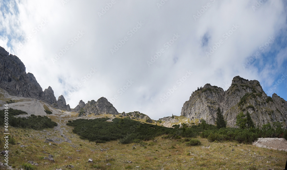 Fototapeta premium Wanderung auf den Schinder