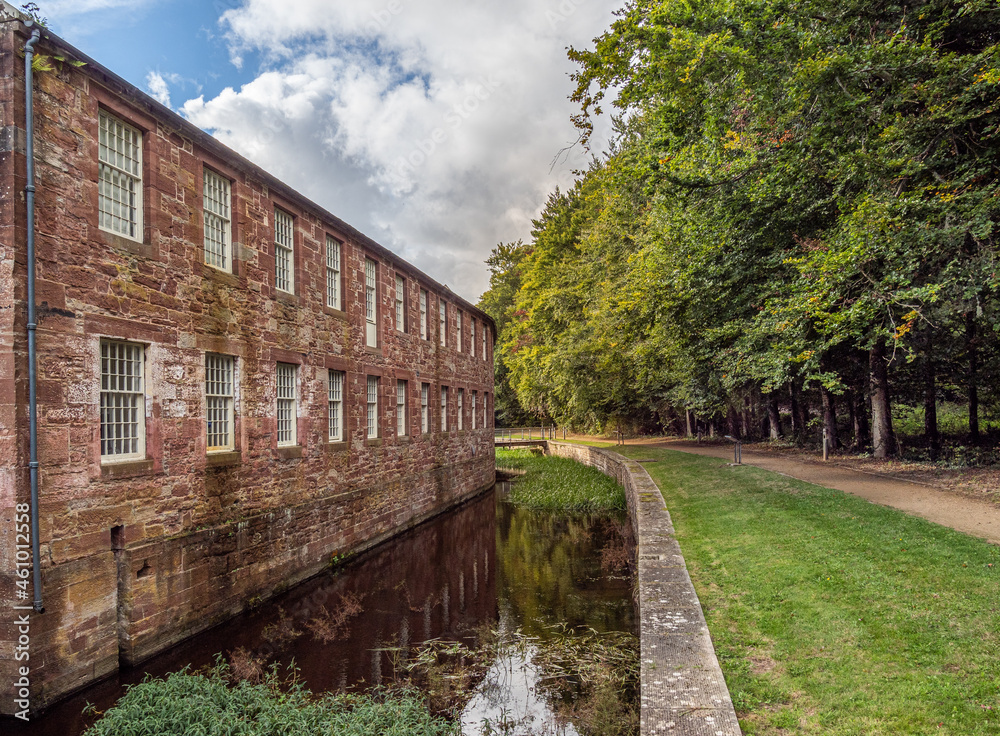The lades supplying water to power Stanley Mills The lades supplying water to power Stanley Mills