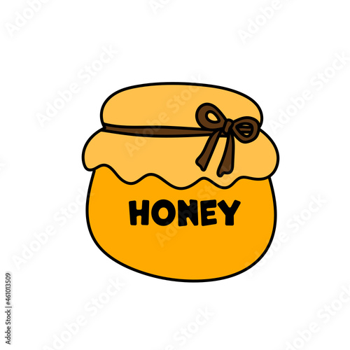 honey pot illustration
