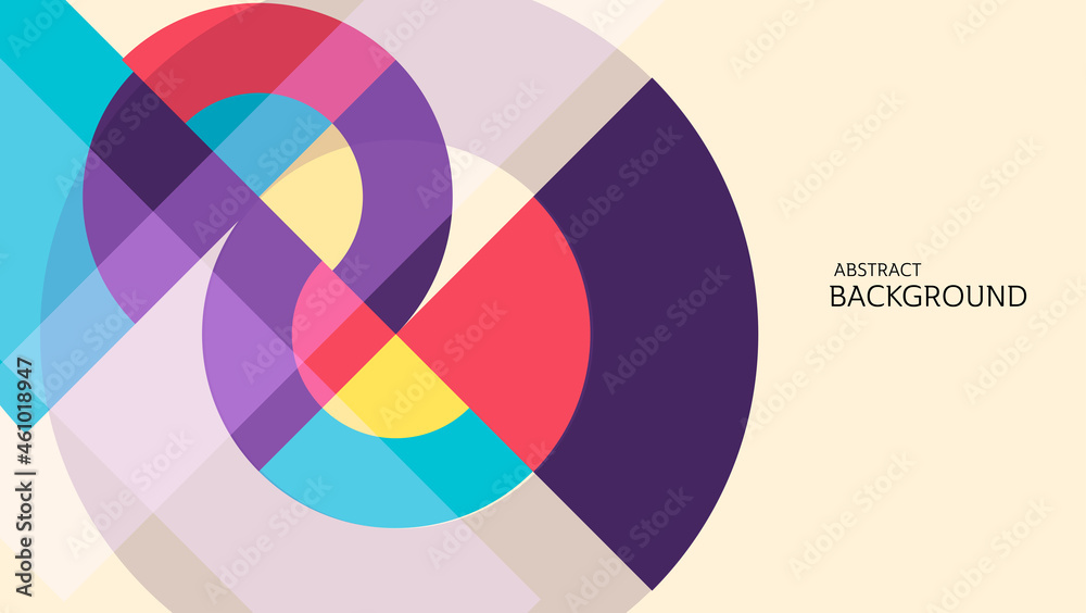 circular and cross abstract background, circles geometric shapes design vector
