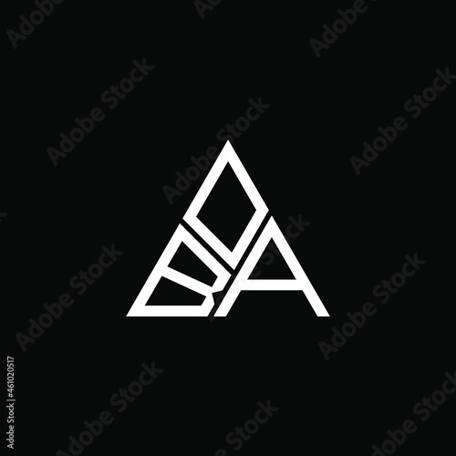 DBA letter logo creative design. DBA unique design, OBA letter logo creative design. OBA unique design

