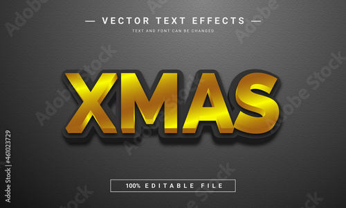 Xmas Sale editable  text effect