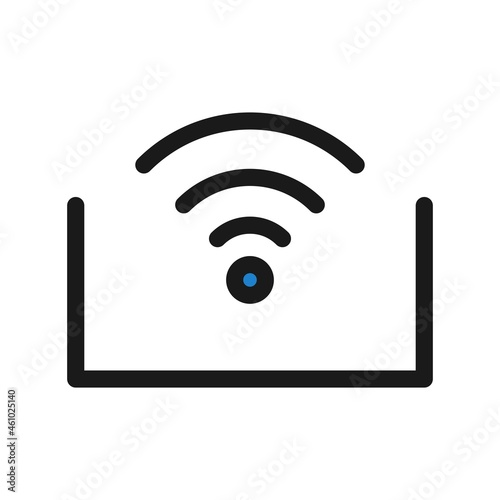 Rfid Line Filled Vector Icon Design