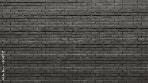 Black brick texture background