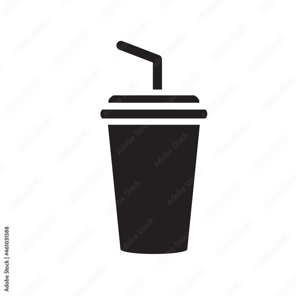 Coffee cup icon vector isolated on white background. Coffee cup icon in flat style. Template for app, label, logo, menu and web site. Creative art concept, vector illustration Coffee cup icon vector isolated on white background. Coffee cup icon in flat style. Template for app, label, logo, menu and web site. Creative art concept, vector illustration