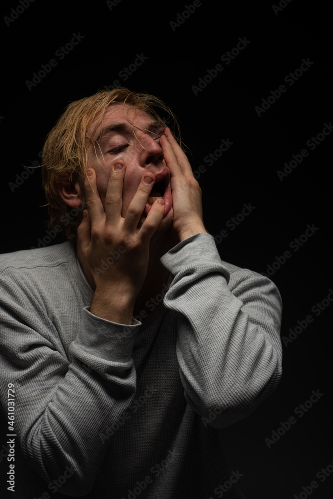 Portrait of a broken boy Portrait of a broken boy