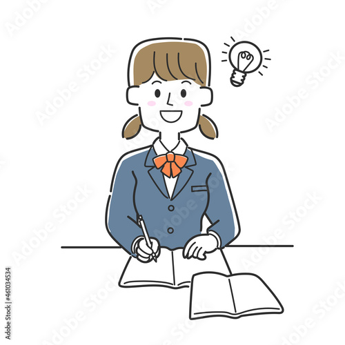 勉強で理解した女子学生