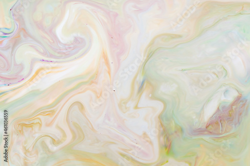 Fluid art texture. Background with abstract mixing paint effect. Abstract multicolored marble texture background