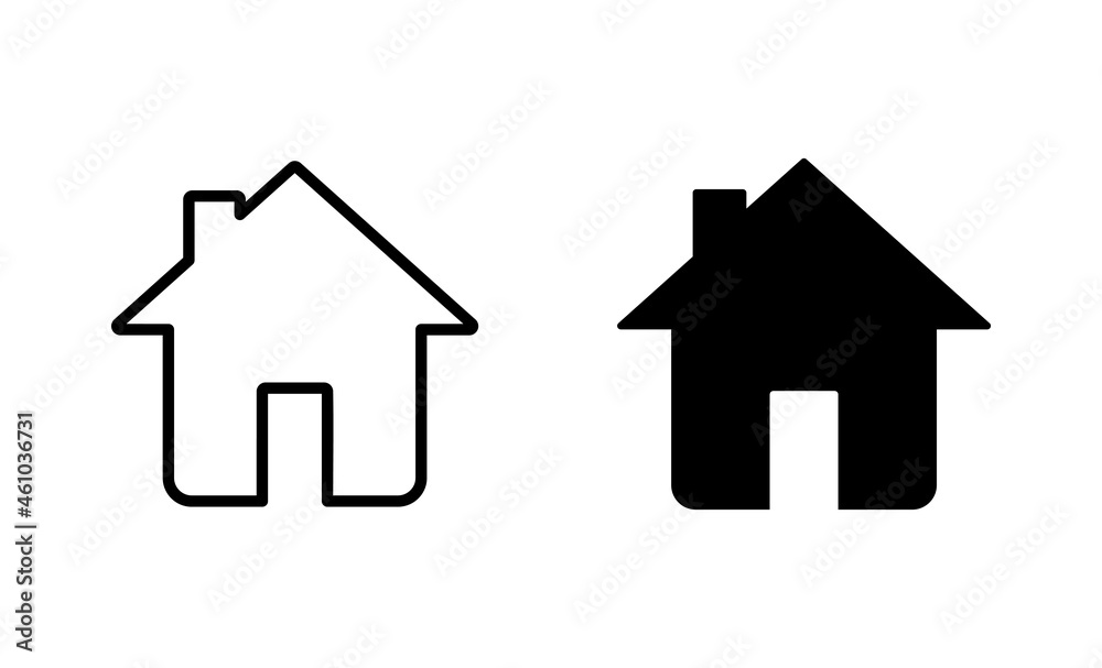 House icons set. Home sign and symbol House icons set. Home sign and symbol