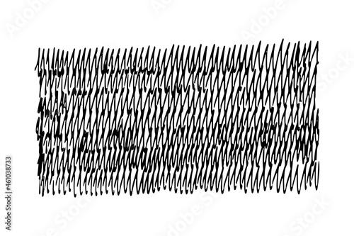 strokes doodle handwriting. handwriting illustration on white background in flat style. design elements