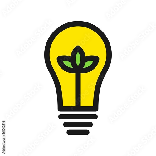 Idea Line Filled Vector Icon Design
