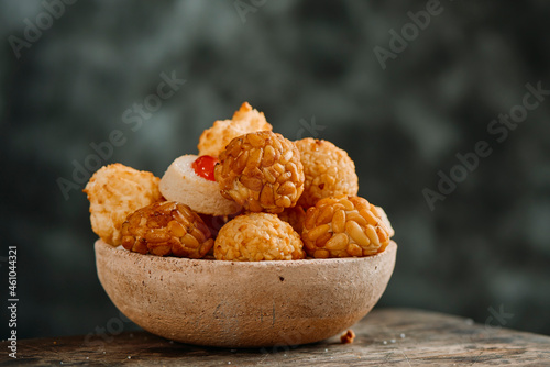 assorted Panellets typical confection of Catalonia photo