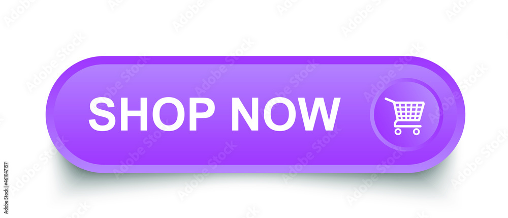 Shop now with shopping cart button vector template Shop now with shopping cart button vector template