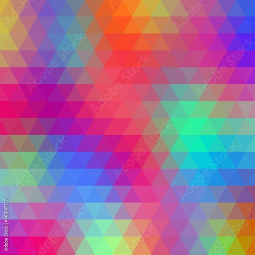 colorful triangles background. polygonal style. eps 10 © Maksym