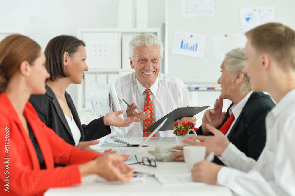 Portrait of group of successful business people Portrait of group of successful business people
