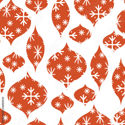 Red baubles - repeat pattern