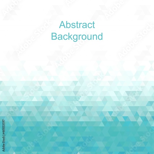 abstract vector blue triangles background. eps 10