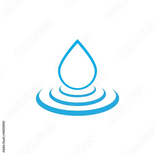 water drop Logo Template vector