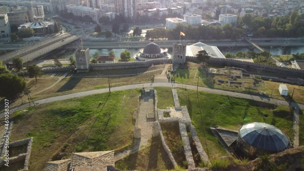 Macedonia, Skopje Fortress, city view Macedonia, Skopje Fortress, city view