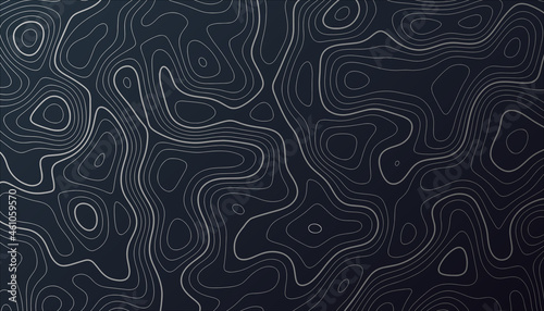 Topographic map contour lines background