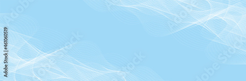 background with abstract vector blue colored sound wave lines