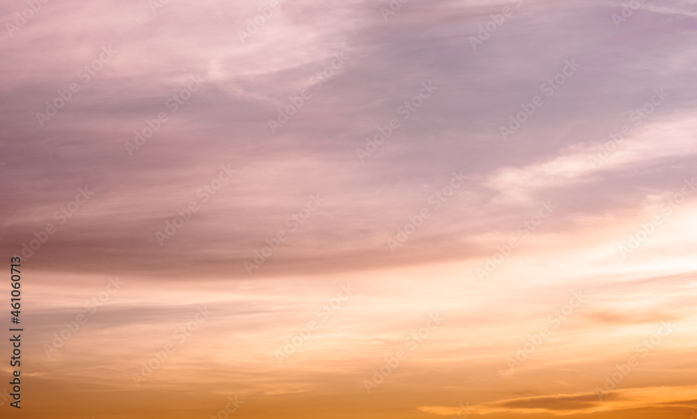 Reddish cloudy sky before the golden hour Reddish cloudy sky before the golden hour