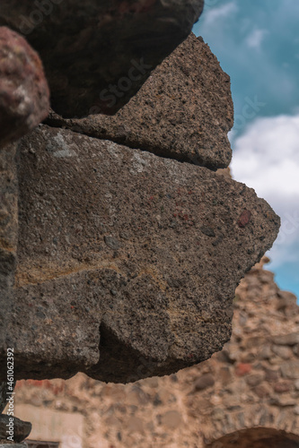 brick wall of an old castle