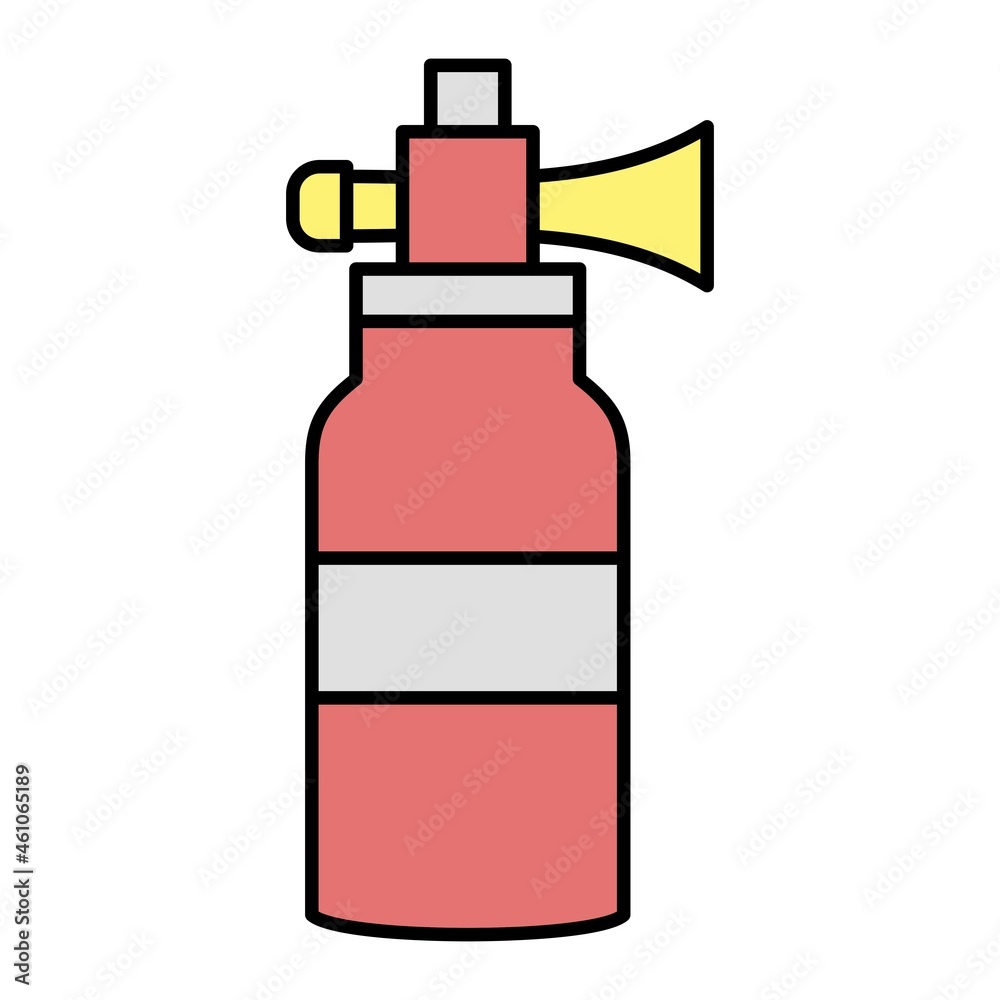Vector Air Horn Filled Outline Icon Design Vector Air Horn Filled Outline Icon Design