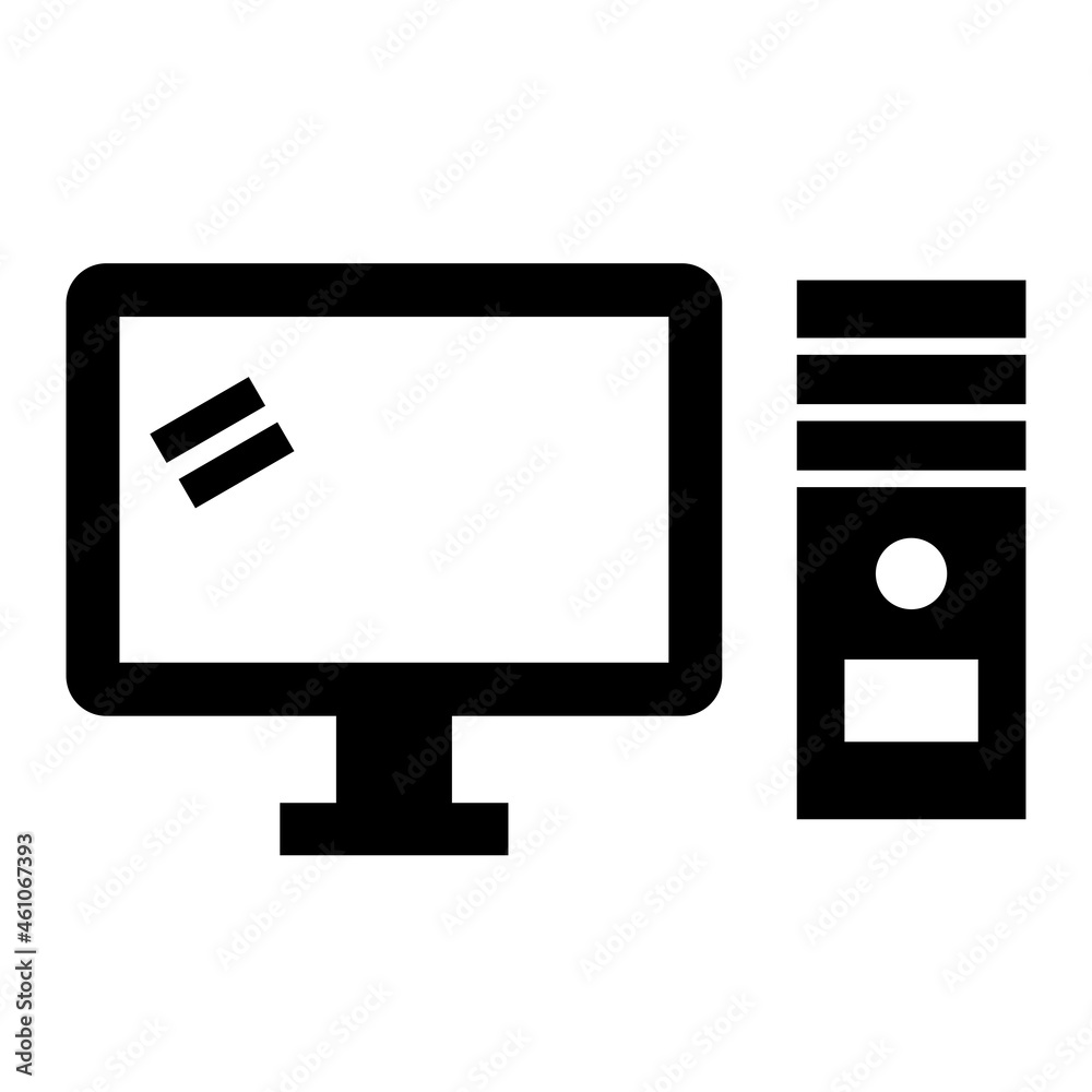 Vector Computer Glyph Icon Design Vector Computer Glyph Icon Design
