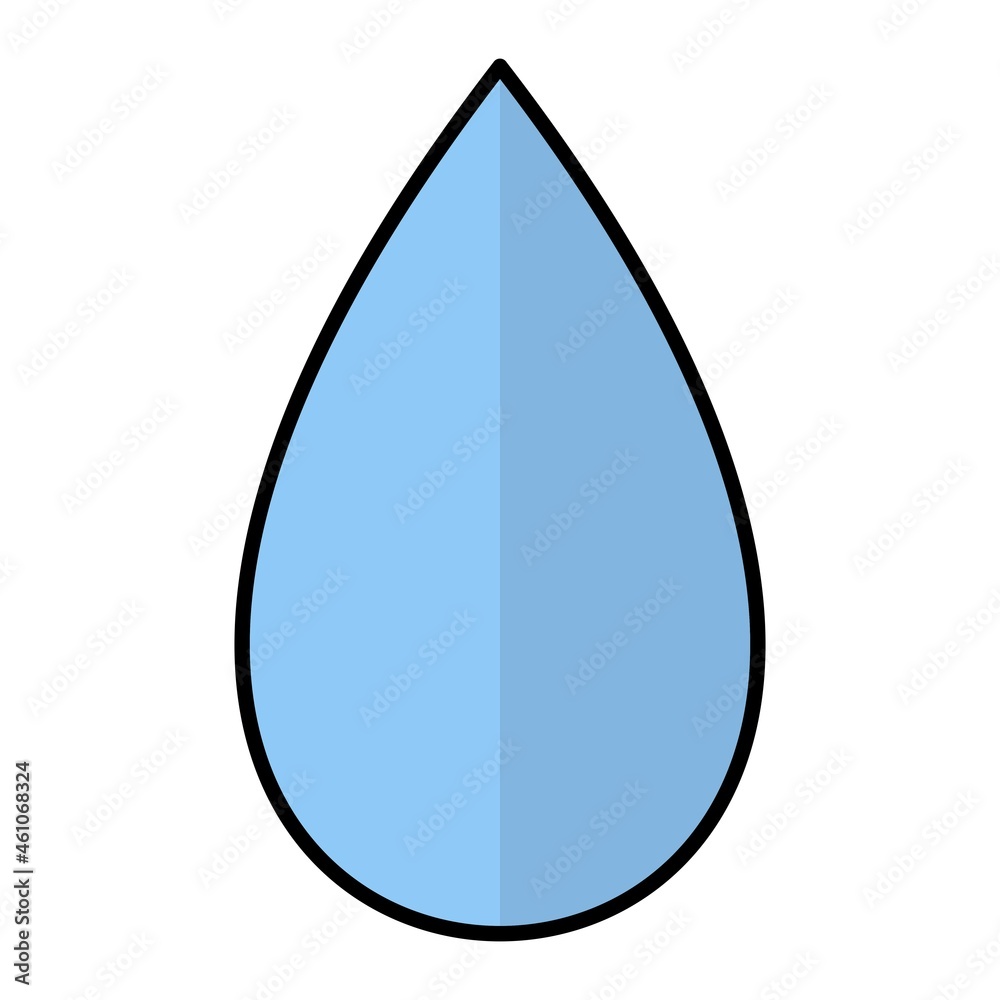 Vector H2O Filled Outline Icon Design Vector H2O Filled Outline Icon Design