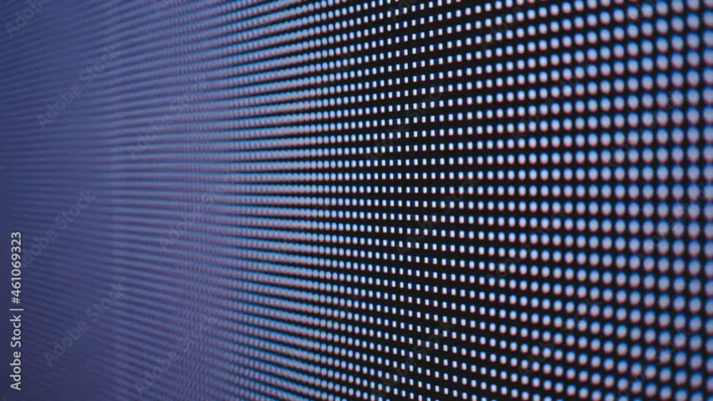 Colored LED SMD video wall with high saturated patterns - close up video Colored LED SMD video wall with high saturated patterns - close up video
