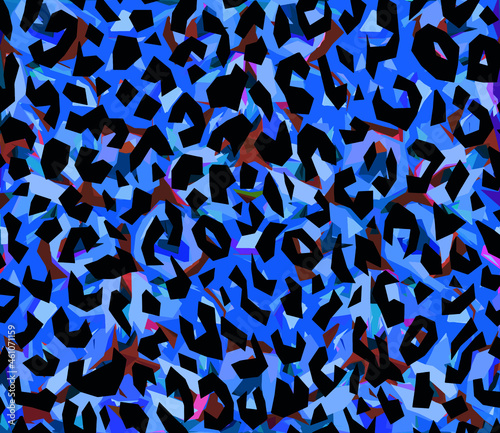 Abstract diagonal pattern from a modified image of a mixed autumn forest. Diagonal ornament in natural colors of autumn forest camouflage Leopard pattern.