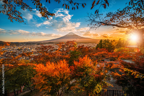秋の富士山